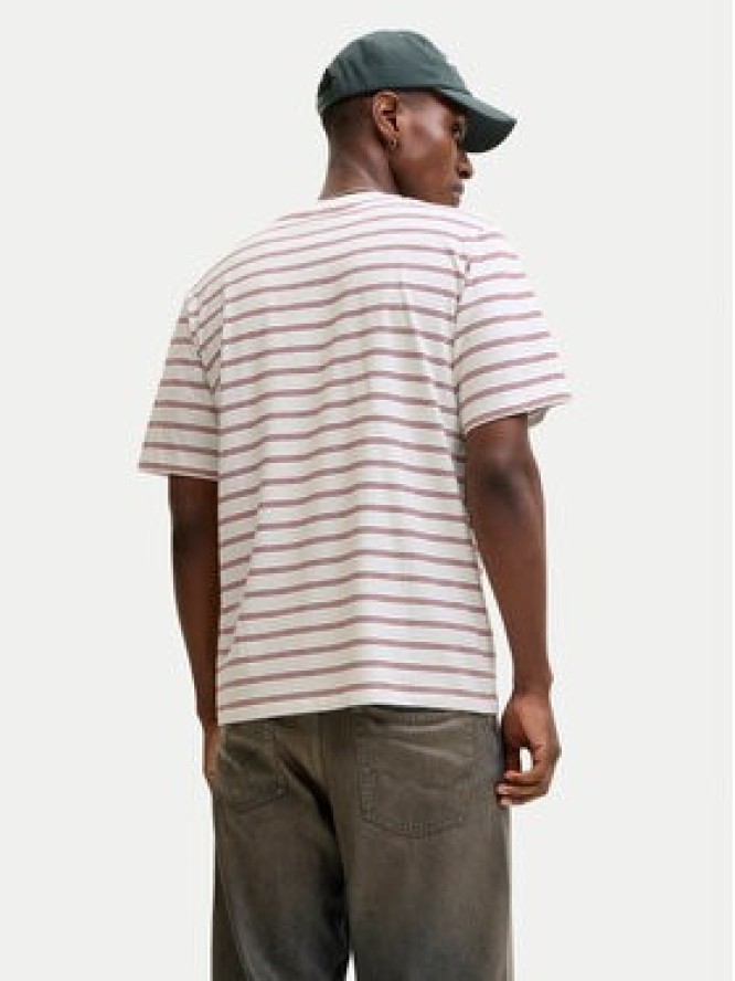 Jack & Jones T-Shirt Norrebro Stripe 12291021 Écru Regular Fit