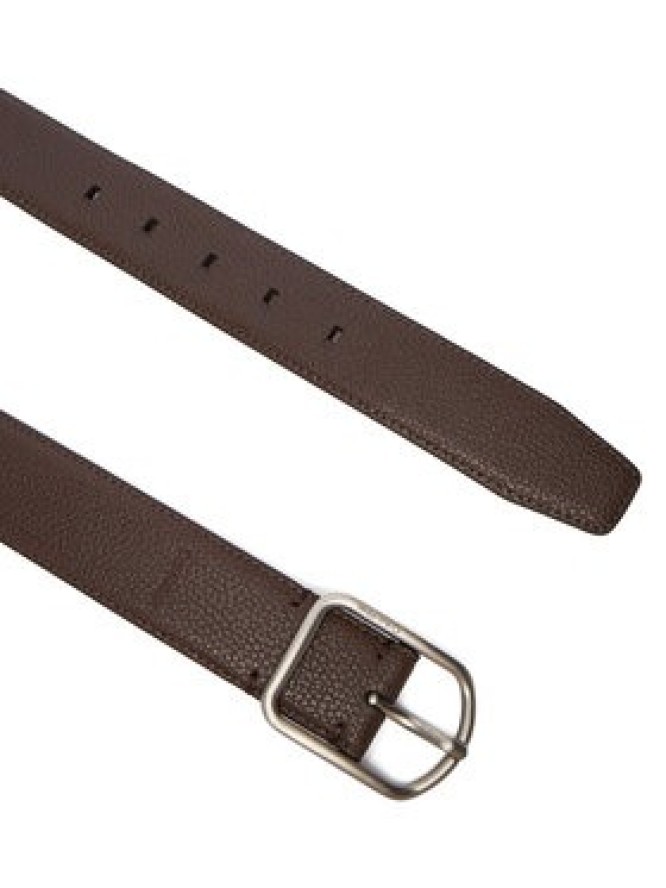 Calvin Klein Pasek Męski Round Buckle 35Mm LV04D7024G Brązowy