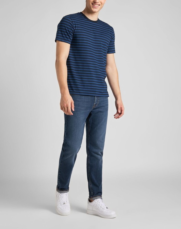 SPODNIE MĘSKIE LEE AUSTIN DARK USED L733SGIS 112140816