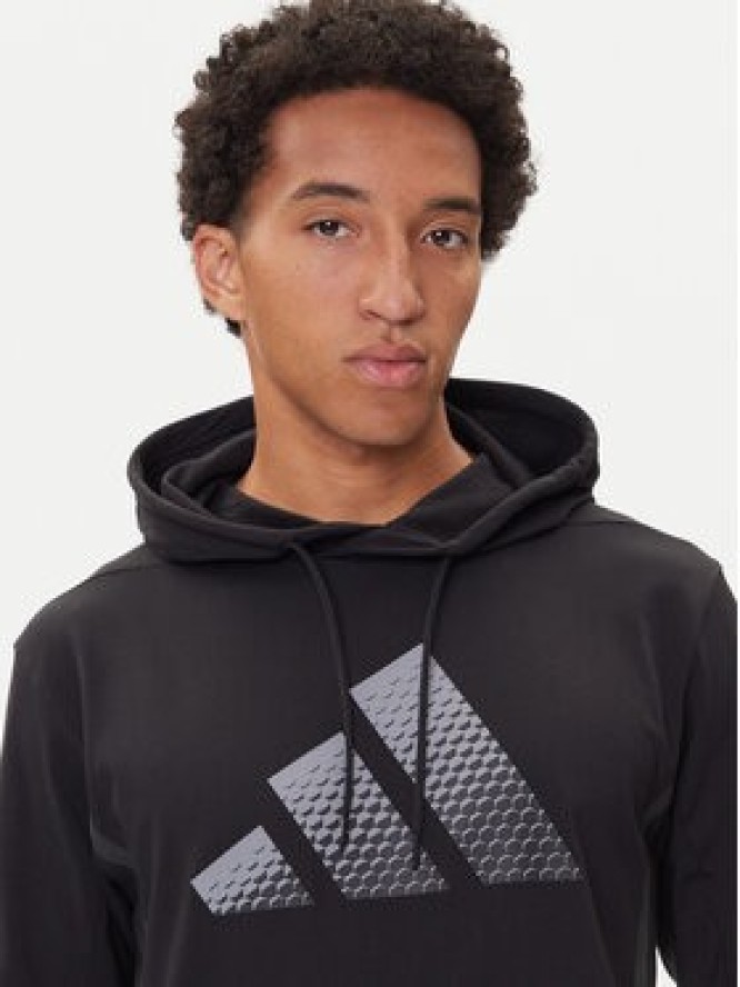 adidas Bluza Game & Go Training Big Logo JM3050 Czarny Regular Fit