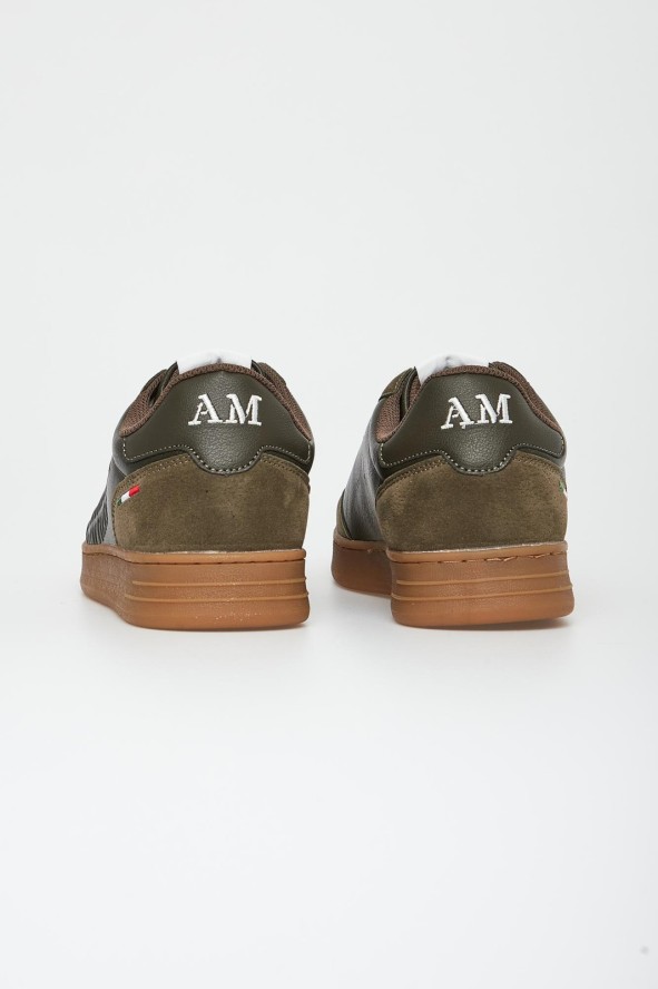 Sneakersy męskie skórzane AERONAUTICA MILITARE