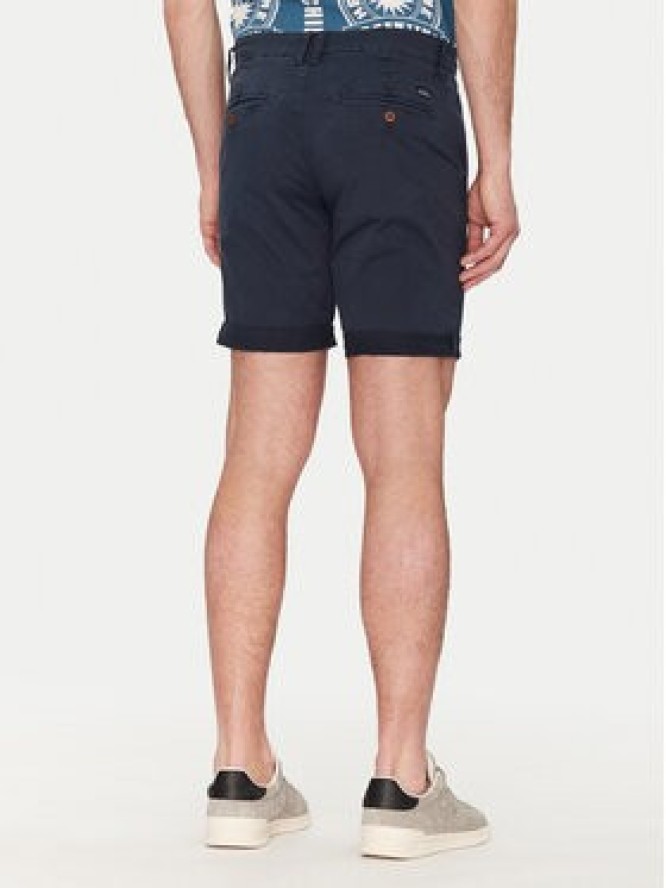 Blend Szorty materiałowe 20717939 Granatowy Regular Fit