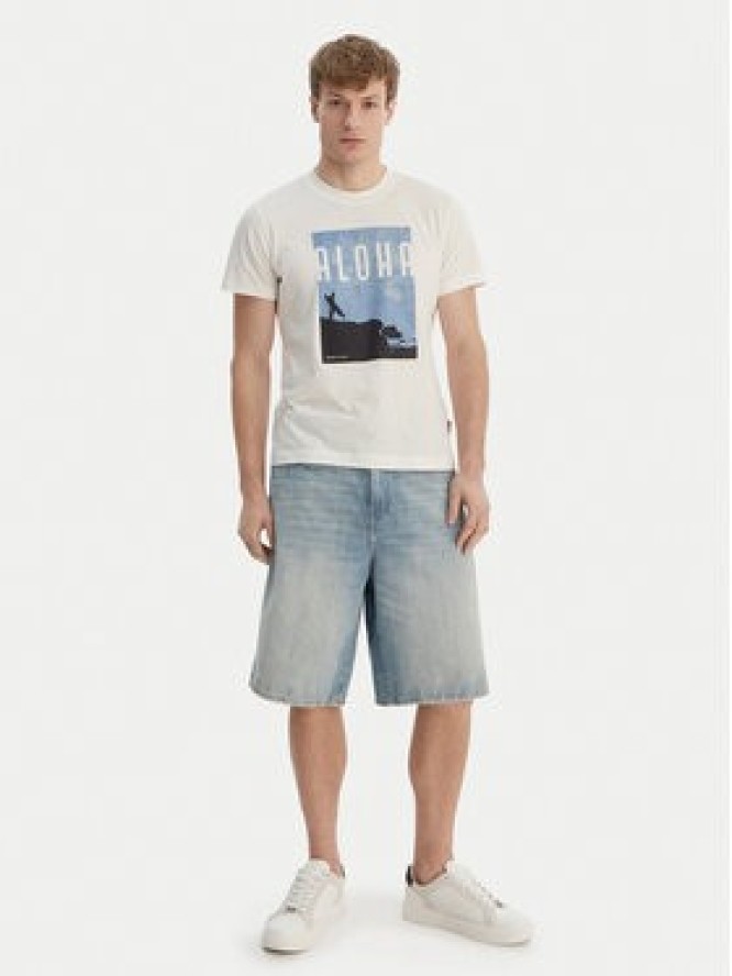 JOOP! Jeans T-Shirt JJJ-Lanakila 30101983 Écru Regular Fit