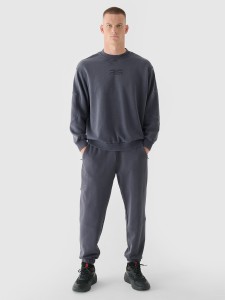 4F Spodnie dresowe joggery męskie 4F x Robert Lewandowski - szare S