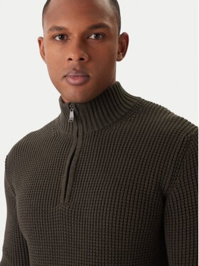 JOOP! Jeans Sweter Henrios 30047663 Zielony Modern Fit