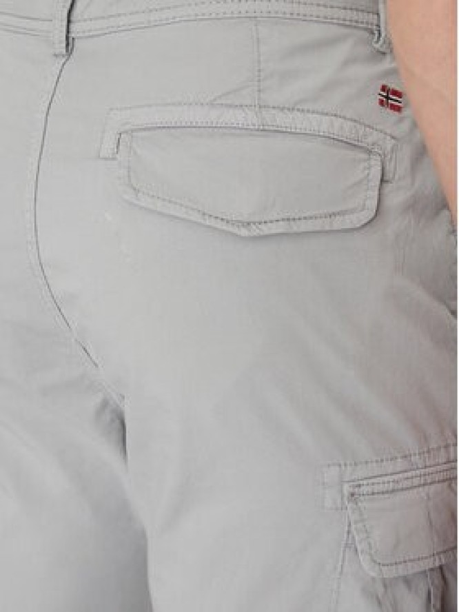 Napapijri Spodnie materiałowe NP0A4IDQH621 Szary Regular Fit