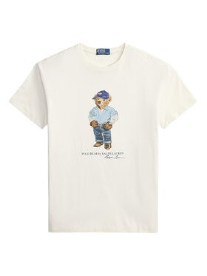 Polo Ralph Lauren T-Shirt 710B14615001 Biały Regular Fit