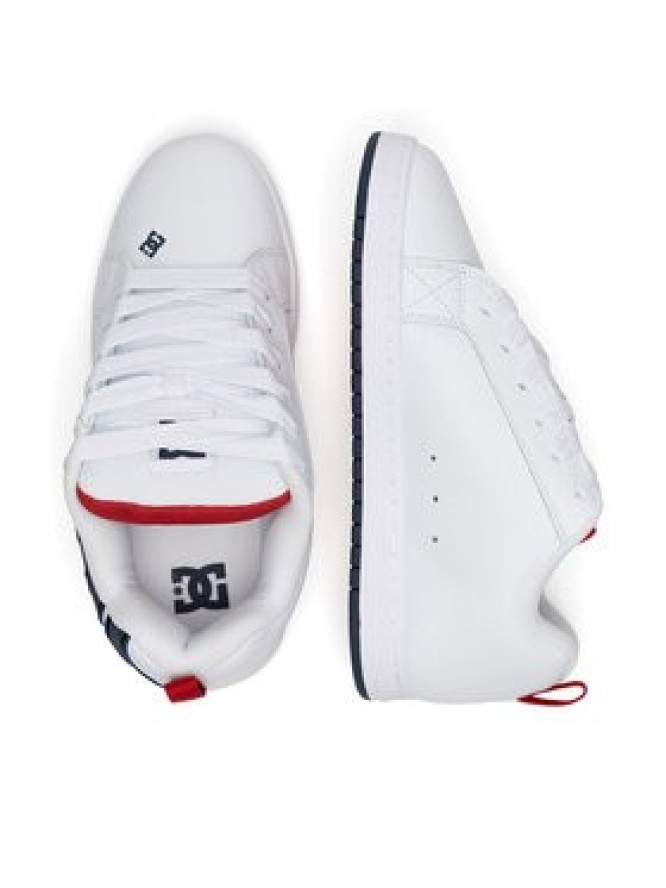 DC Shoes Sneakersy COURT GRAFFIK DC01661111 Biały