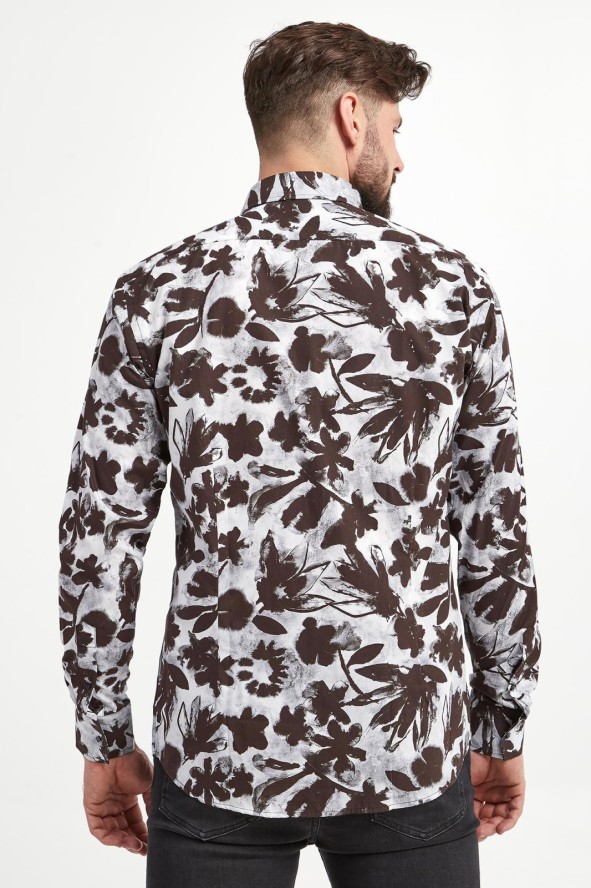 Koszula męska popelinowa KARL LAGERFELD