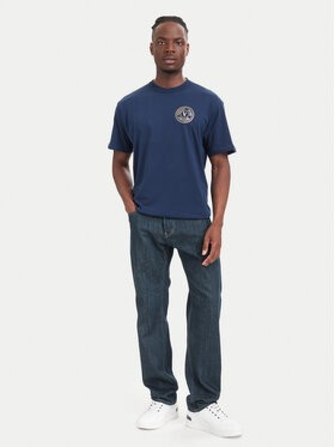 Versace Jeans Couture T-Shirt 80GAHT04 CJ00T Granatowy Regular Fit