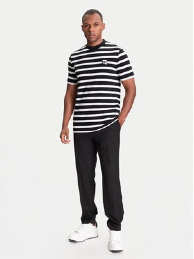 KARL LAGERFELD T-Shirt 755022 553231 Czarny Regular Fit