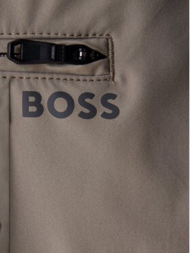 BOSS Spodnie materiałowe T_Urbanex-Cargolight 50508339 Zielony Tapered Fit