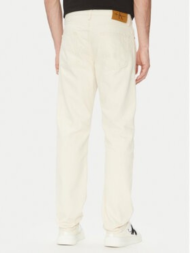Calvin Klein Jeans Jeansy J30J327539 Biały Straight Fit
