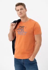 T-shirt z nadrukiem T-DIS