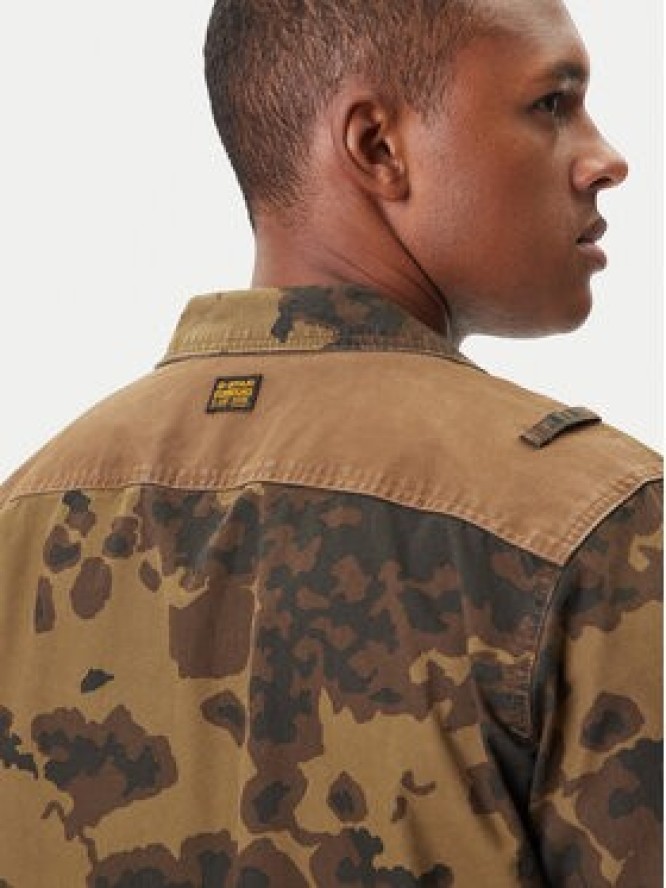 G-Star Raw Koszula Cargo Pkt D26900-D553 Zielony Regular Fit