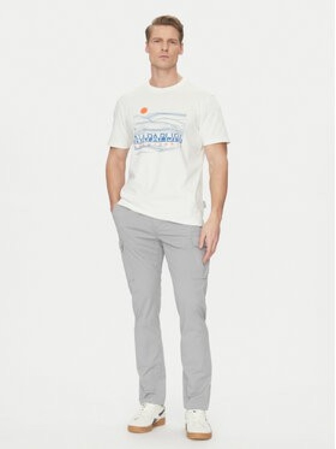 Napapijri Spodnie materiałowe NP0A4IDQH621 Szary Regular Fit