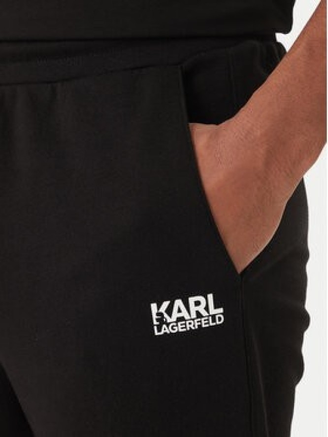 KARL LAGERFELD Spodnie dresowe 705782 562917 Czarny Regular Fit