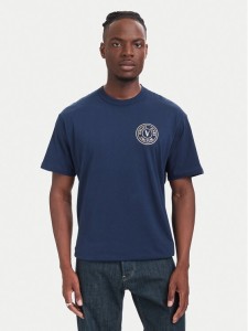 Versace Jeans Couture T-Shirt 80GAHT04 CJ00T Granatowy Regular Fit