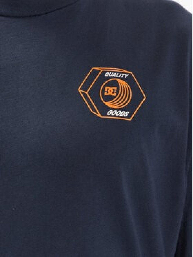 DC Shoes T-Shirt Quality Goods ADYZT05235 Granatowy Relaxed Fit