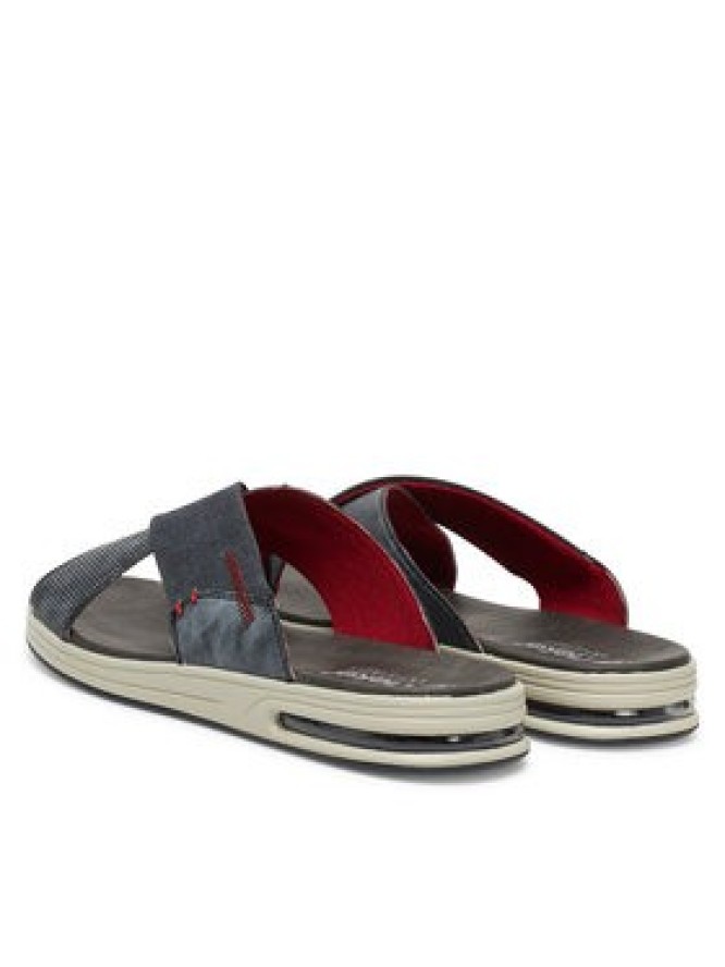 Rieker Klapki 29086-15 Granatowy