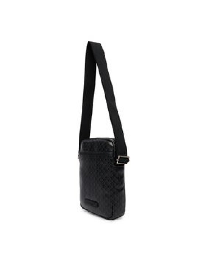 Calvin Klein Saszetka Emblem Aop Coated Slim Reporter LV04D3334G Czarny