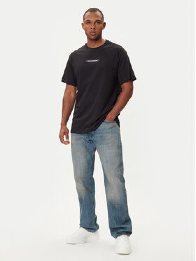 Versace Jeans Couture T-Shirt 79GAHT02 CJ00T Czarny Regular Fit