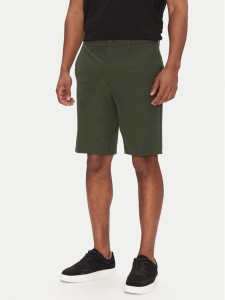 BOSS Szorty materiałowe S_Commuter_10.5 Inch 50540337 Zielony Slim Fit