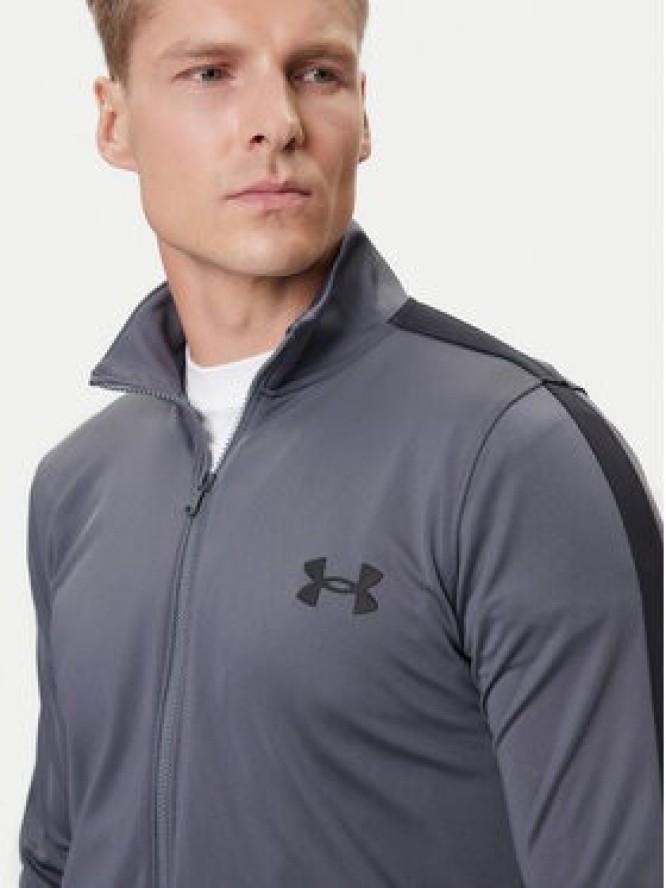 Under Armour Dres Ua Knit Track Suit 1357139-025 Szary Fitted Fit