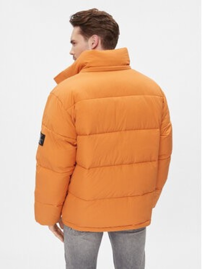 Calvin Klein Jeans Kurtka zimowa J30J323709 Pomarańczowy Relaxed Fit