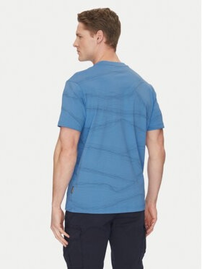 Napapijri T-Shirt B-Cellini NP0A4ILS Niebieski Regular Fit