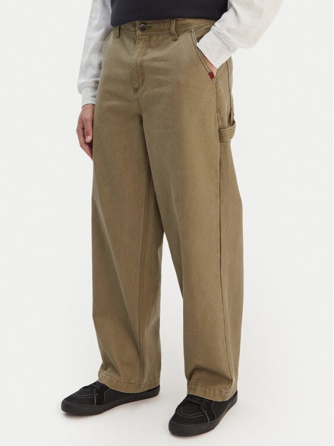 Quiksilver Jeansy Mercury Straight Out EQYNP03325 Beżowy Wide Leg