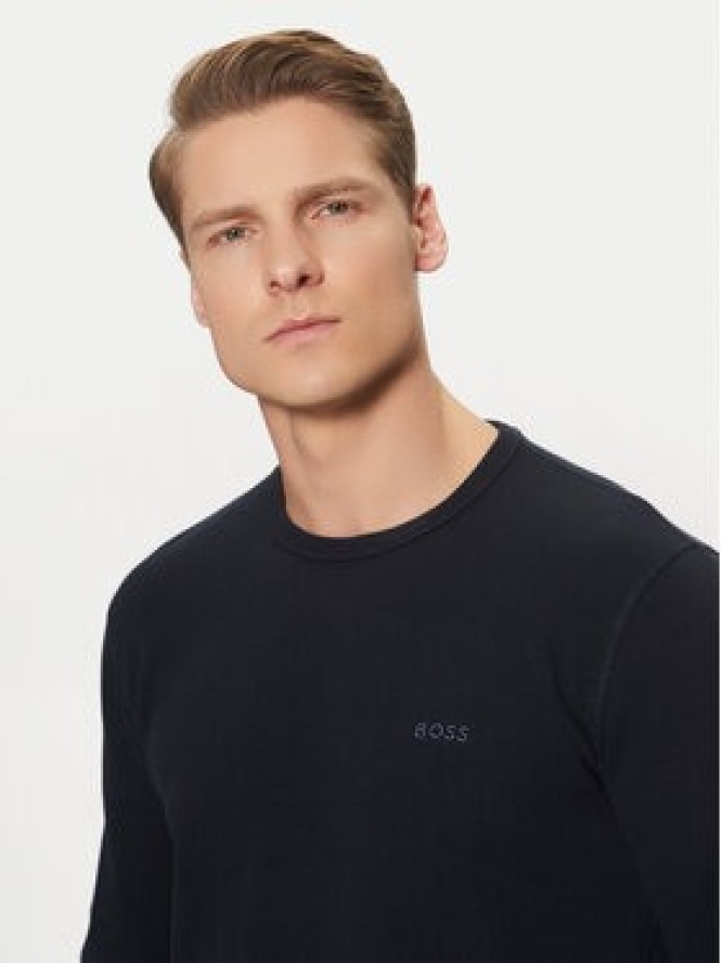 BOSS Longsleeve Tempesto 50520725 Granatowy Regular Fit
