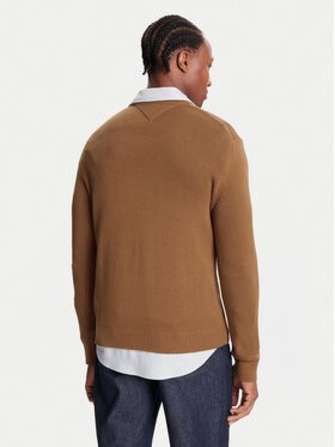 Tommy Jeans Sweter DM0DM21787 Brązowy Regular Fit
