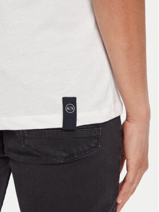 Armani Exchange T-Shirt XM001853 AF10356 U0009 Biały Regular Fit