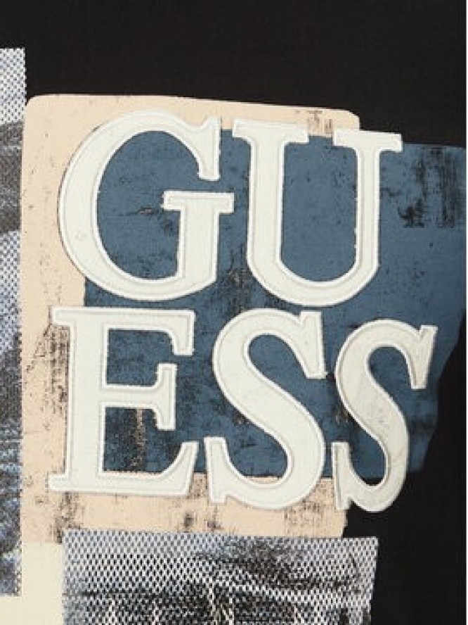 Guess T-Shirt M5GI04 I3Z14 Czarny Slim Fit