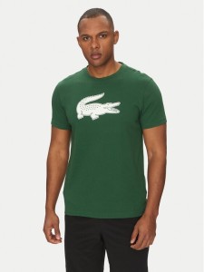 Lacoste T-Shirt TH2042 Zielony Regular Fit