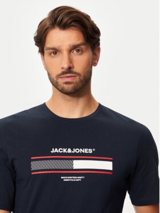 Jack & Jones T-Shirt South 12256784 Niebieski Standard Fit
