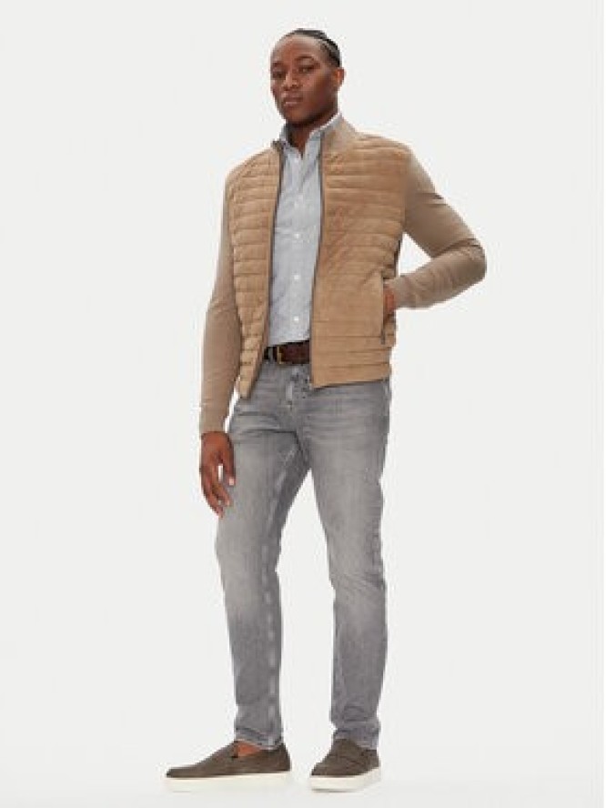 Milestone Kurtka skórzana MSTurner 531624 60705 Beżowy Regular Fit