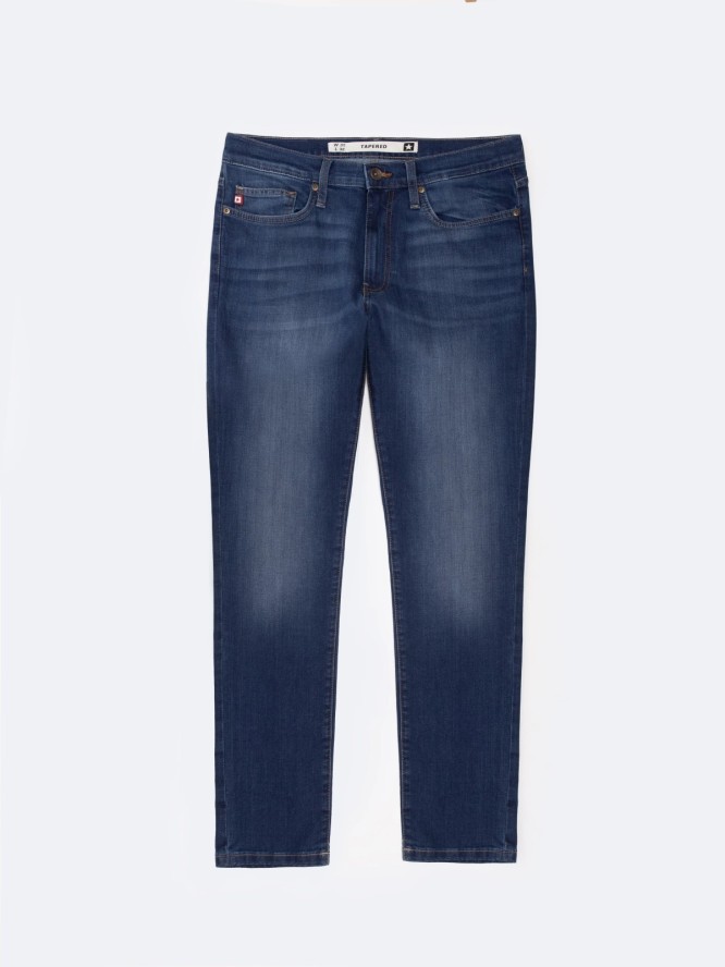 Jeansy męskie niebieskie Terry Carrot 433