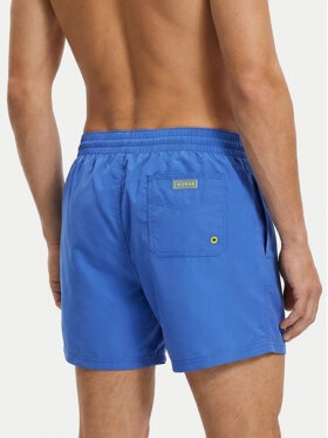 Guess Szorty kąpielowe F6GT25 WG282 SHORT Niebieski Regular Fit