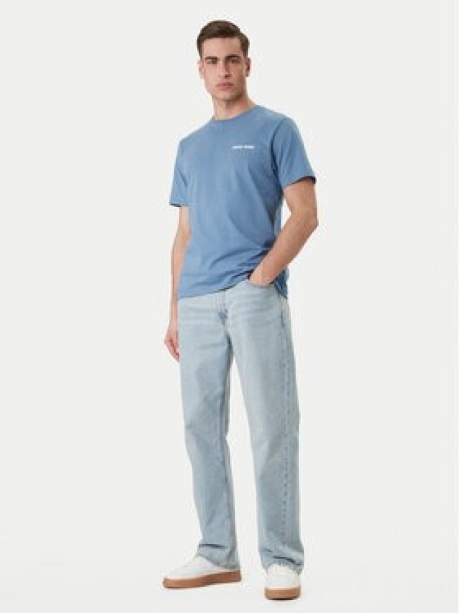 Guess Jeans T-Shirt M6GIC0 K8HM0 Niebieski Regular Fit