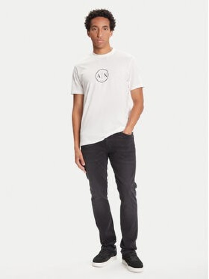 Armani Exchange T-Shirt XM001853 AF10356 U0009 Biały Regular Fit