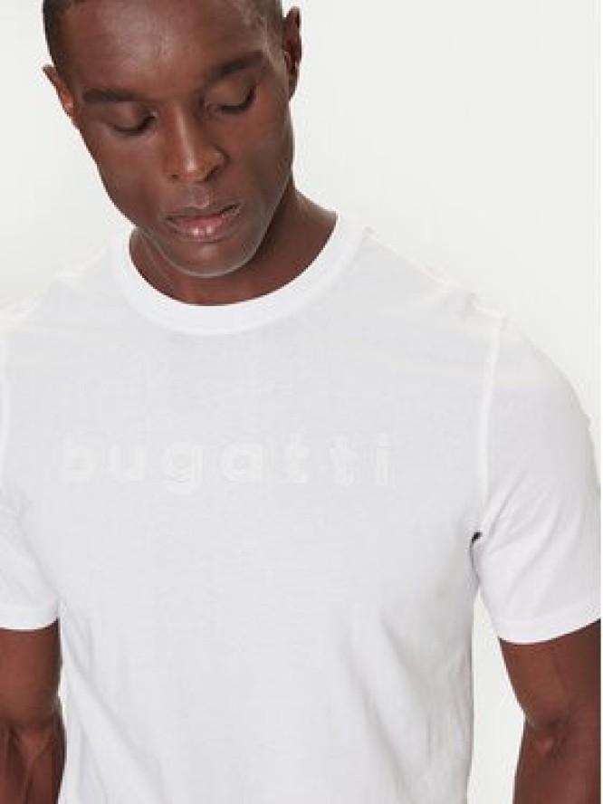 Bugatti T-Shirt 8350-85043D Biały Regular Fit