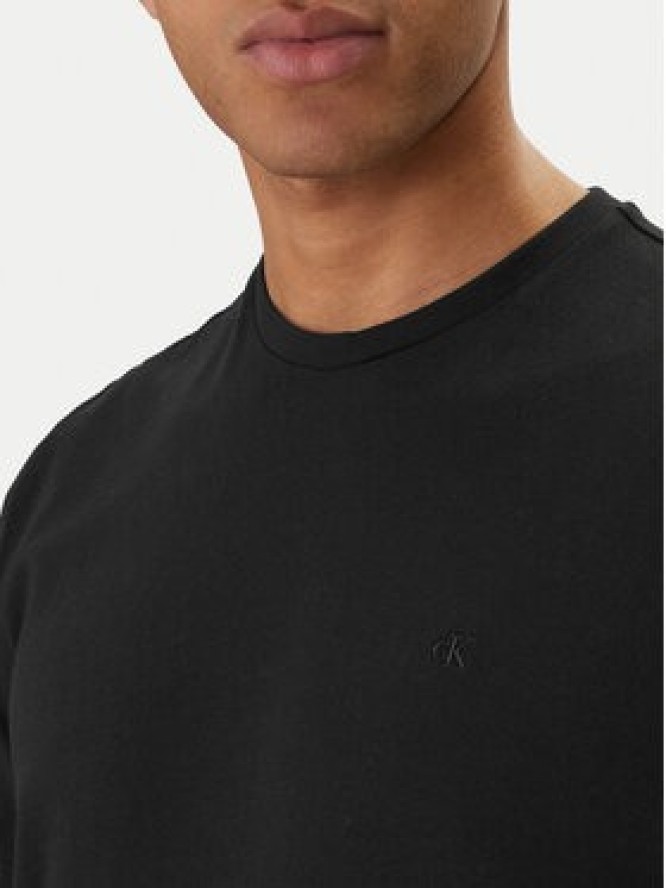 Calvin Klein Jeans T-Shirt Classic Monogram LV04RD254G Czarny Regular Fit