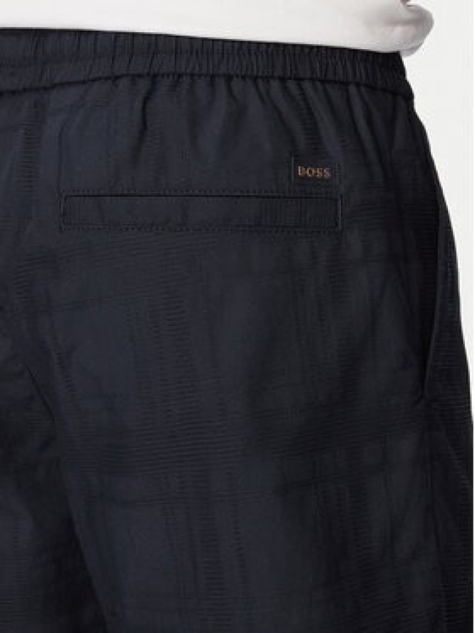 BOSS Szorty materiałowe Sandrew 50559371 Granatowy Regular Fit