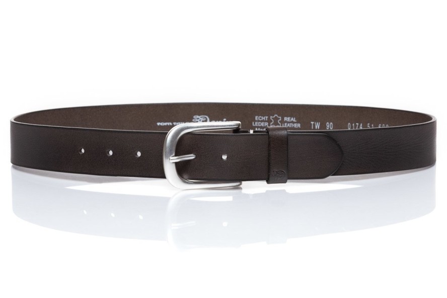 TOM TAILOR PASEK SKÓRZANY TM0174H51 690 40mm Gürtel