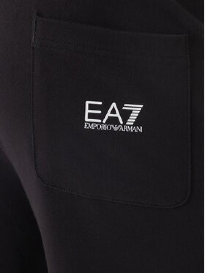 EA7 Emporio Armani Spodnie dresowe 7M000571 AF13512 MC001 Czarny Regular Fit