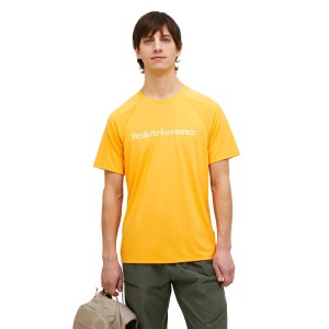 Koszulka Peak Performance męska Active Tee pomarańczowa - L