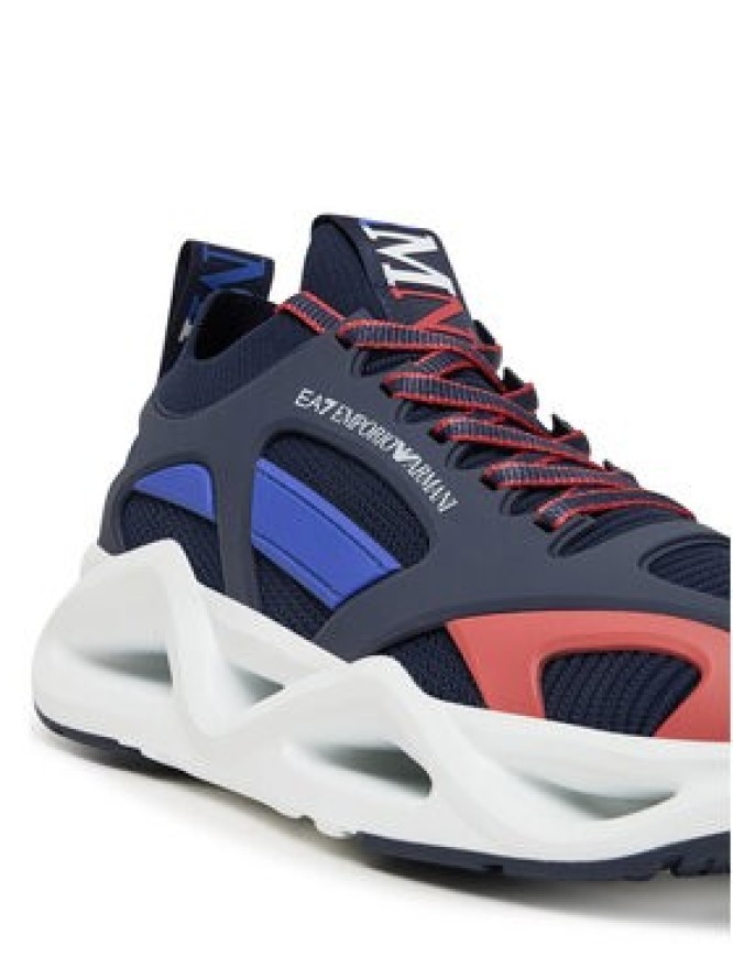 EA7 Emporio Armani Sneakersy 7X000383 AF19525 MZ277 Granatowy