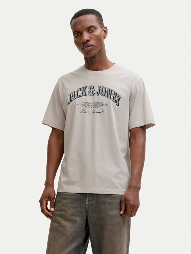 Jack & Jones T-Shirt Denver 12291213 Szary Relaxed Fit